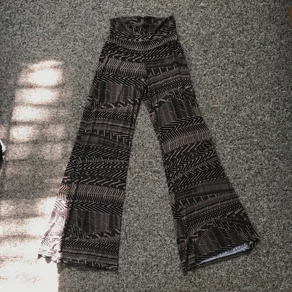Living Doll Stretchy Flare Pants Tribal Design